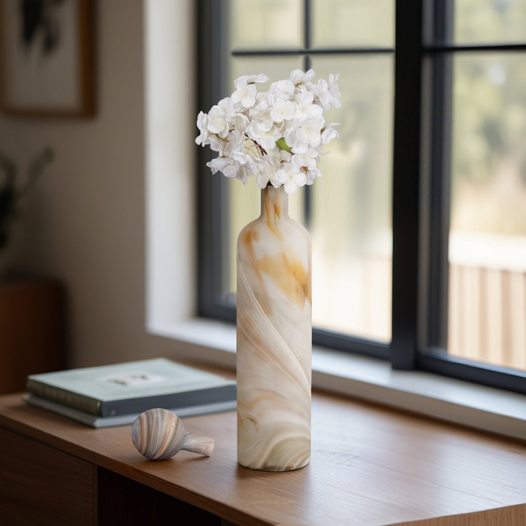 Sutton Grey Glass Bottle Vases and Jars| Sagebrook Home