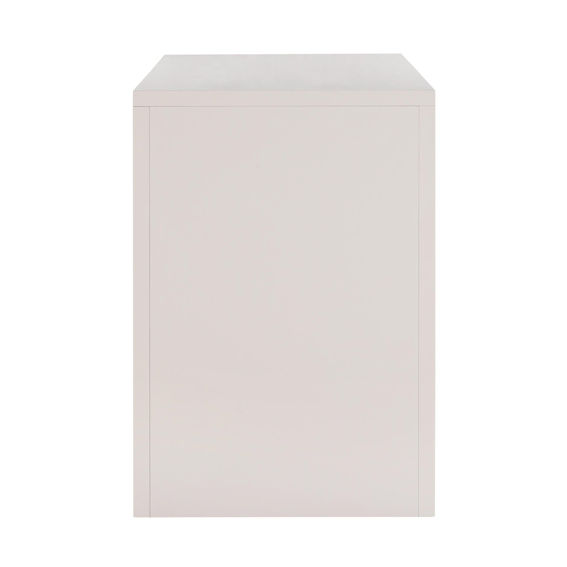 Suzie Cream & Rattan Executive Desk Desk| TOV