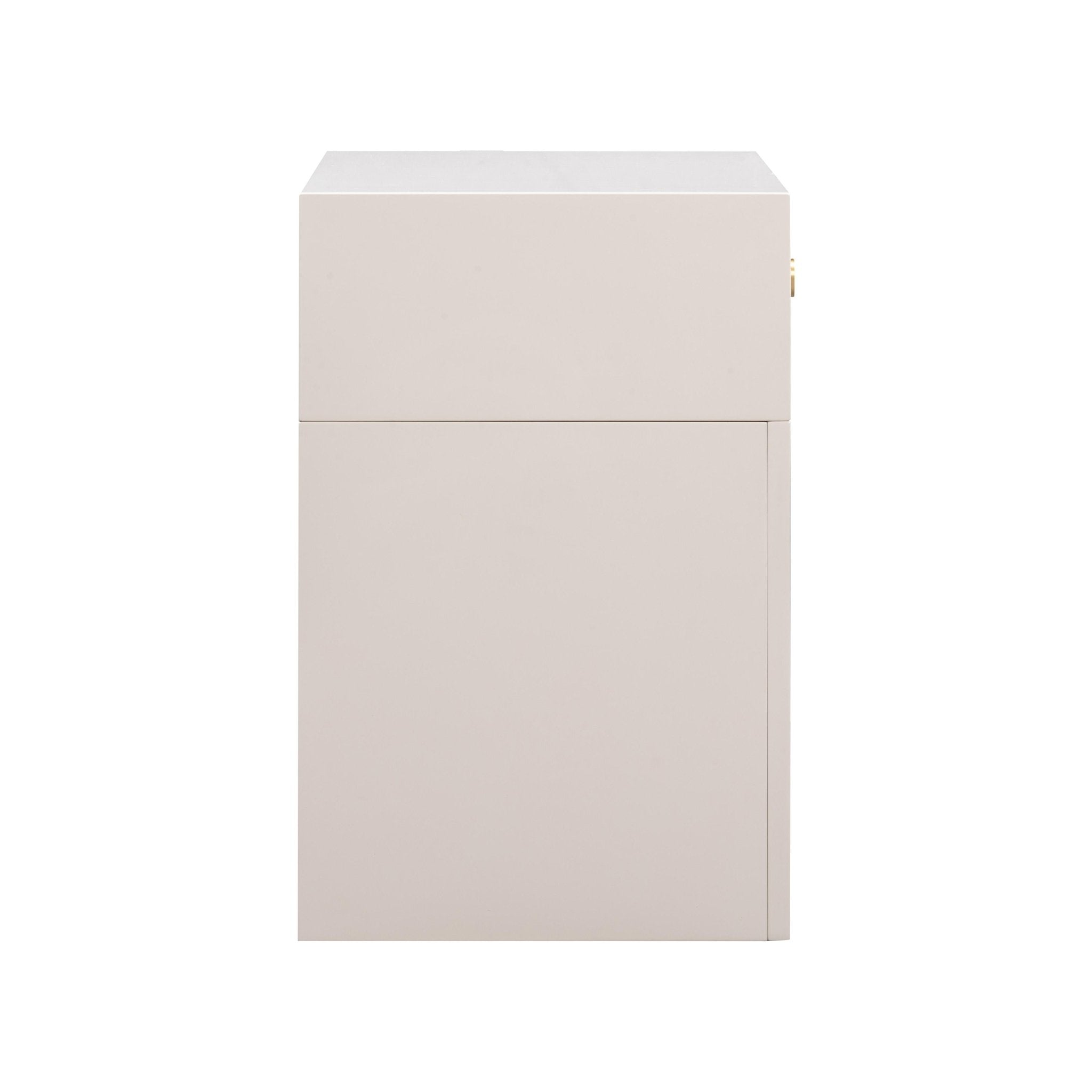 Suzie Cream & Rattan Nightstand Nightstands| TOV