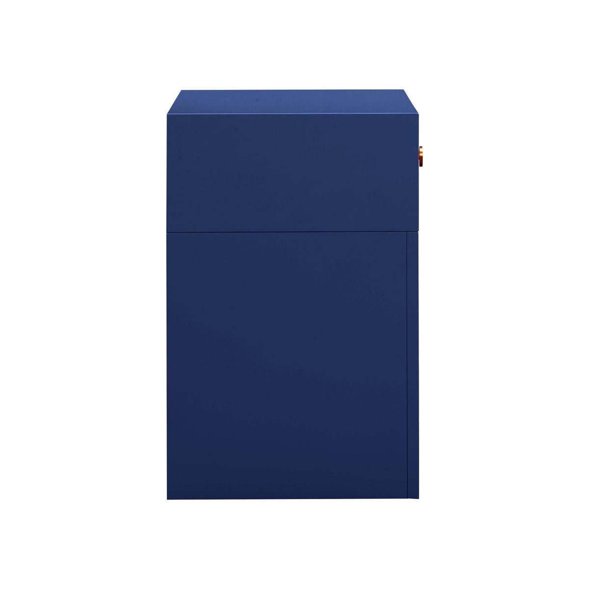 Suzie Navy & Rattan Nightstand Nightstands| TOV