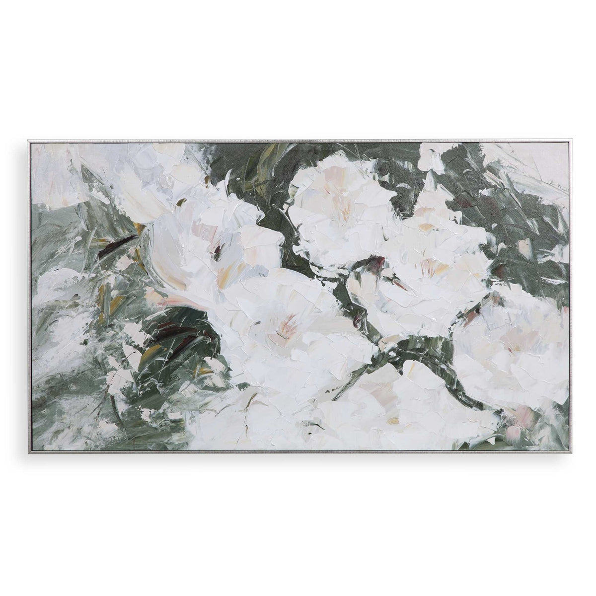 Sweetbay Magnolias Hand Painted Canvas Wall Art| Uttermost