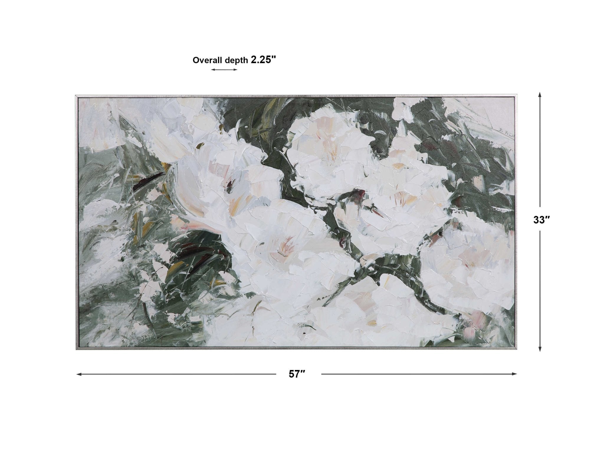 Sweetbay Magnolias Hand Painted Canvas Wall Art| Uttermost