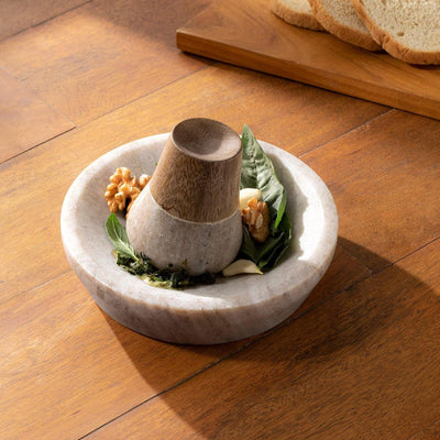 Swirl & Grind Mortar and Pestle - Al Rugaib Furniture