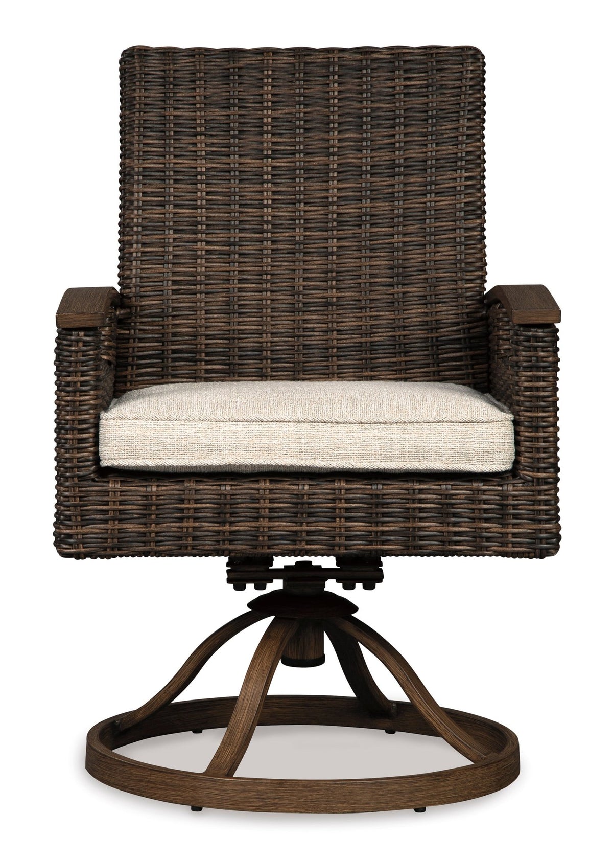 SWIVEL CHAIR W/CUSHION ( 2/CN) Outdoor Chairs| Ashley Homestore