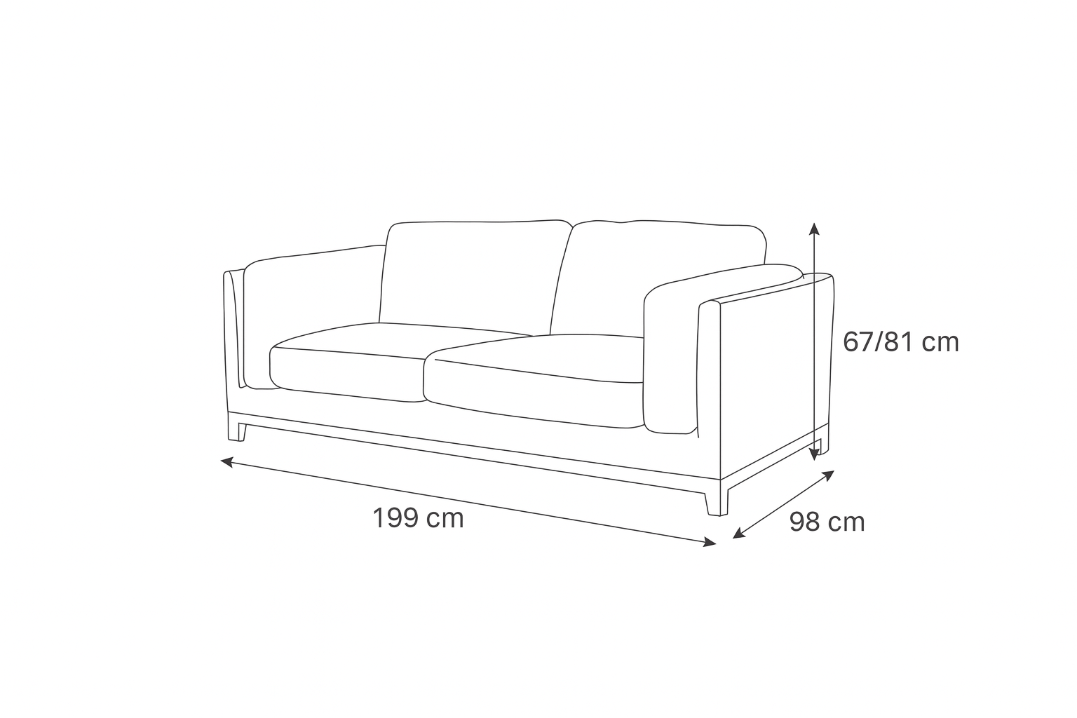 Sydney Loveseat Sofas & Loveseats| Roots Furniture