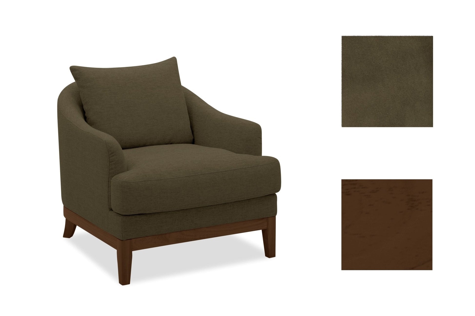 Sydney Olive Accent chair Chairs| Roots Furniture