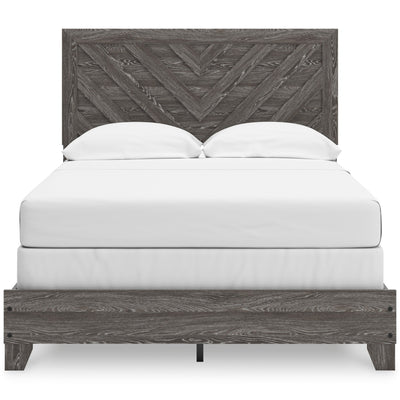 Sylveri Full Chevron Panel Bed - Al Rugaib Furniture
