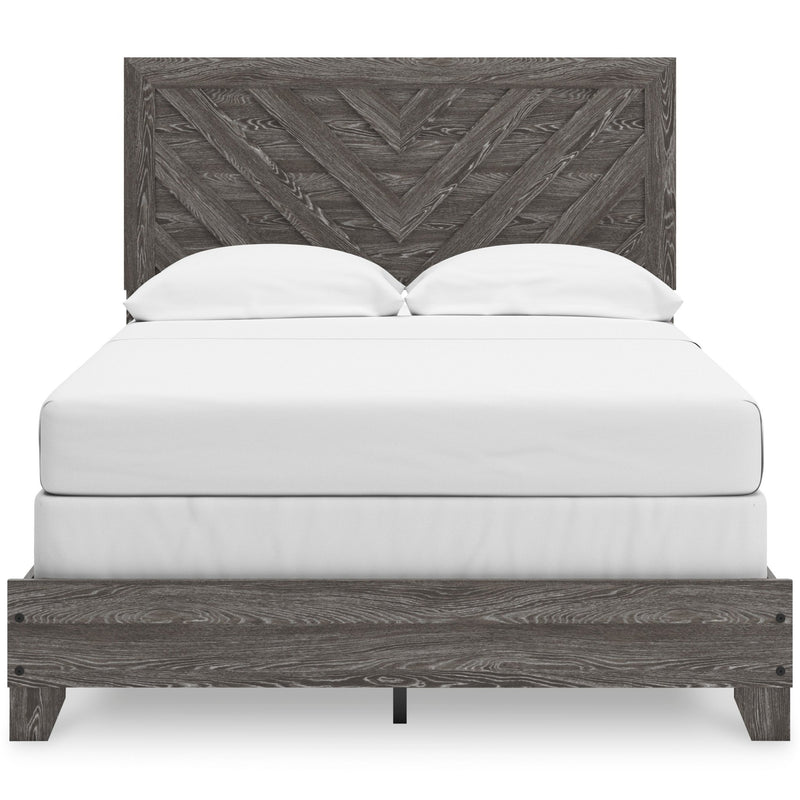 Sylveri Full Chevron Panel Bed - Al Rugaib Furniture