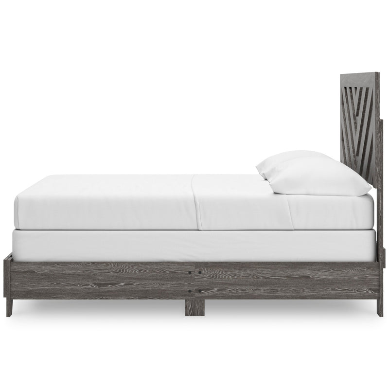 Sylveri Full Chevron Panel Bed - Al Rugaib Furniture