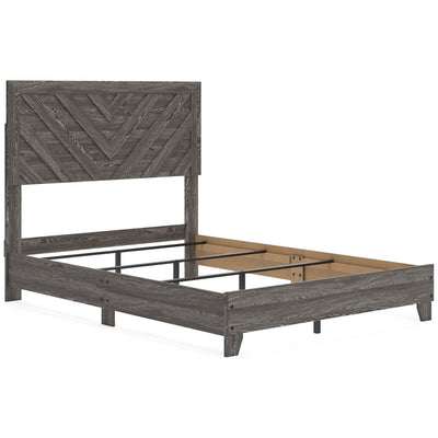 Sylveri Full Chevron Panel Bed - Al Rugaib Furniture