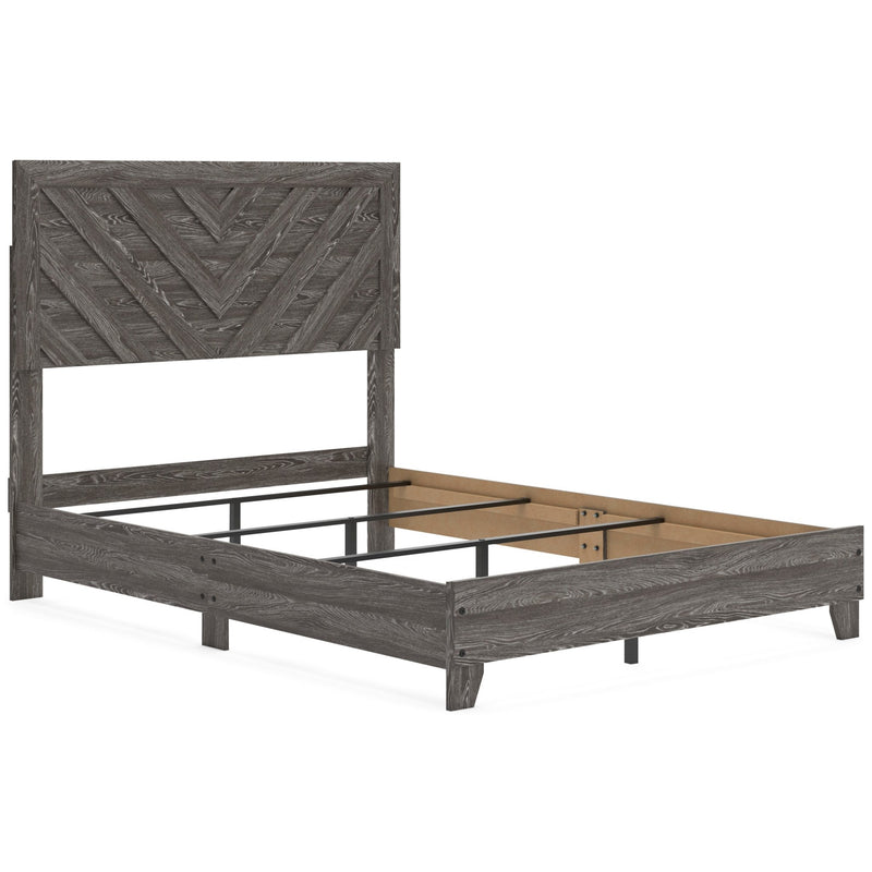 Sylveri Full Chevron Panel Bed - Al Rugaib Furniture