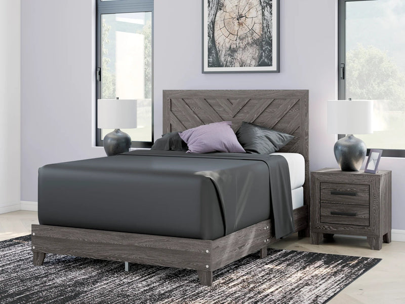 Sylveri Full Chevron Panel Bedroom - Al Rugaib Furniture