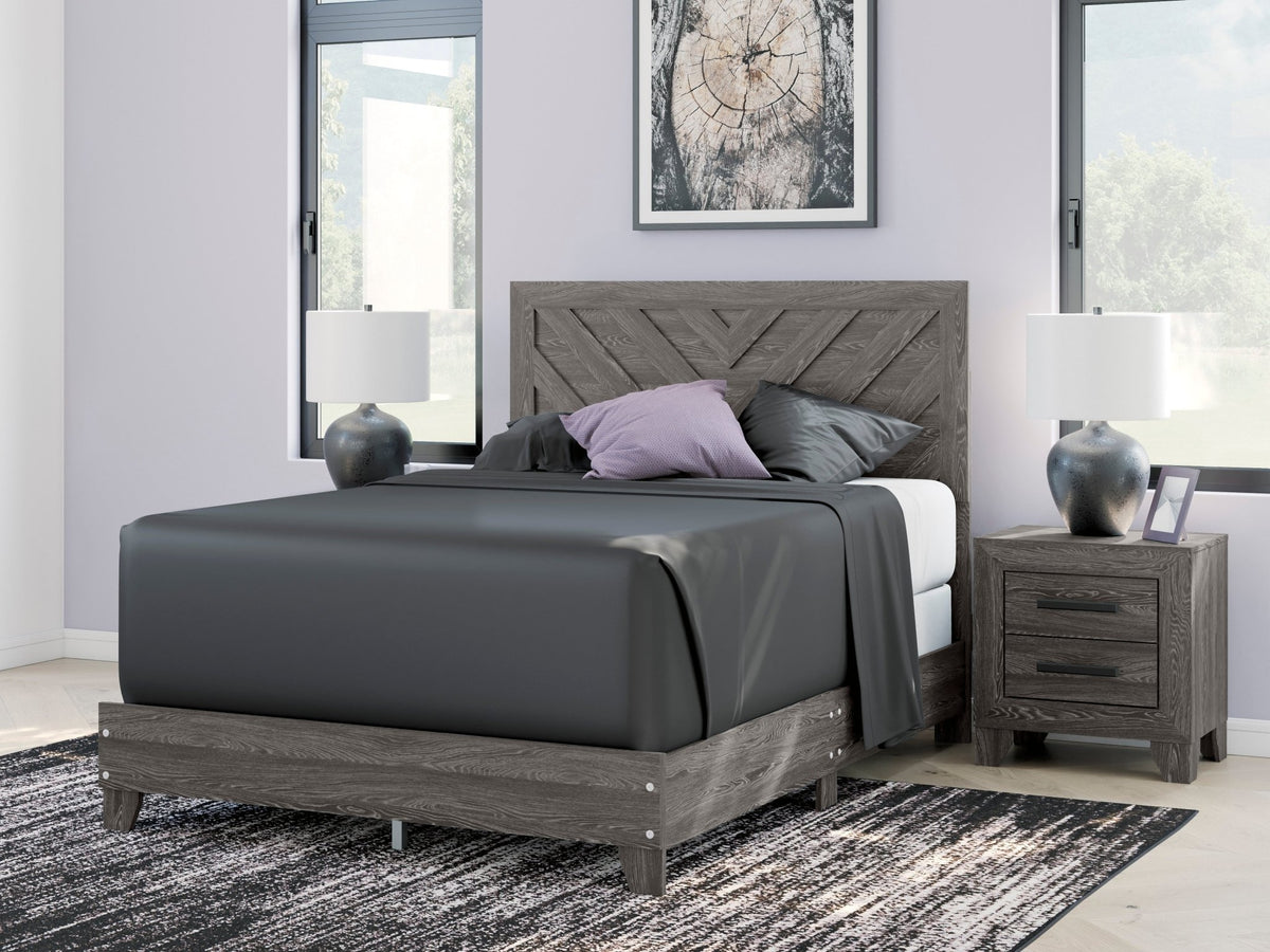 Sylveri Full Chevron Panel Bedroom - Al Rugaib Furniture