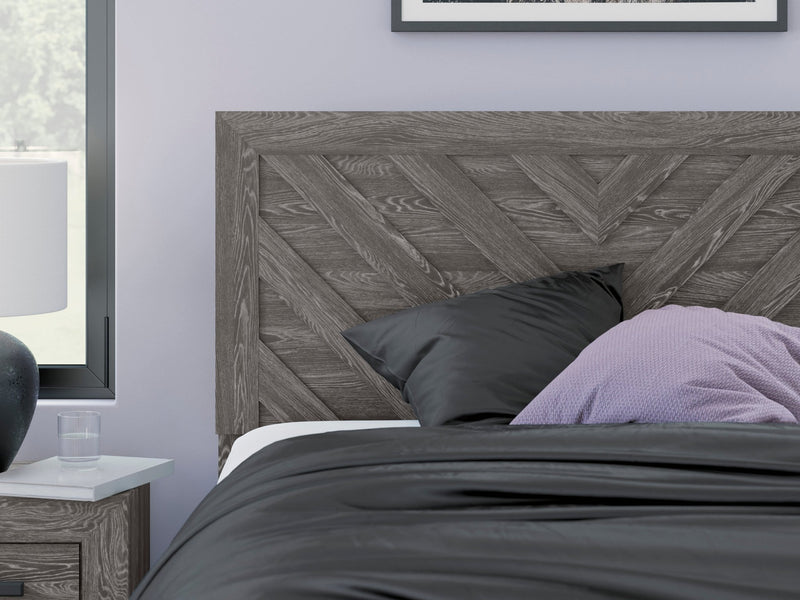 Sylveri Full Chevron Panel Bedroom - Al Rugaib Furniture