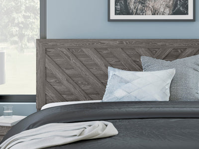 Sylveri King Chevron Panel Bed - Al Rugaib Furniture