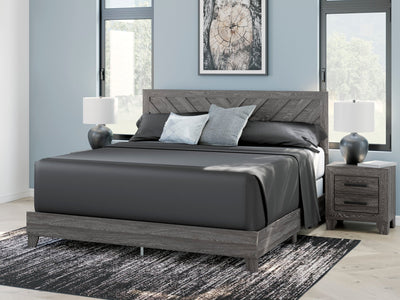 Sylveri King Chevron Panel Bed - Al Rugaib Furniture