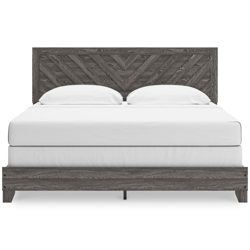 Sylveri King Chevron Panel Bed - Al Rugaib Furniture