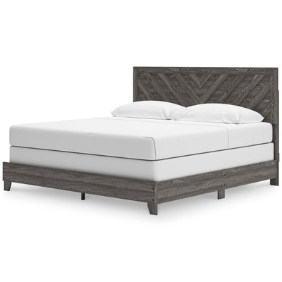 Sylveri King Chevron Panel Bed - Al Rugaib Furniture