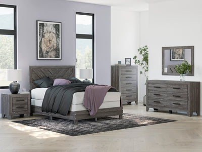 Sylveri King Chevron Panel Bedroom - Al Rugaib Furniture