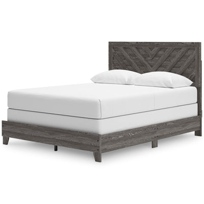Sylveri Queen Chevron Panel Bed - Al Rugaib Furniture