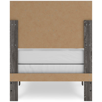 Sylveri Twin Chevron Panel Bed - Al Rugaib Furniture