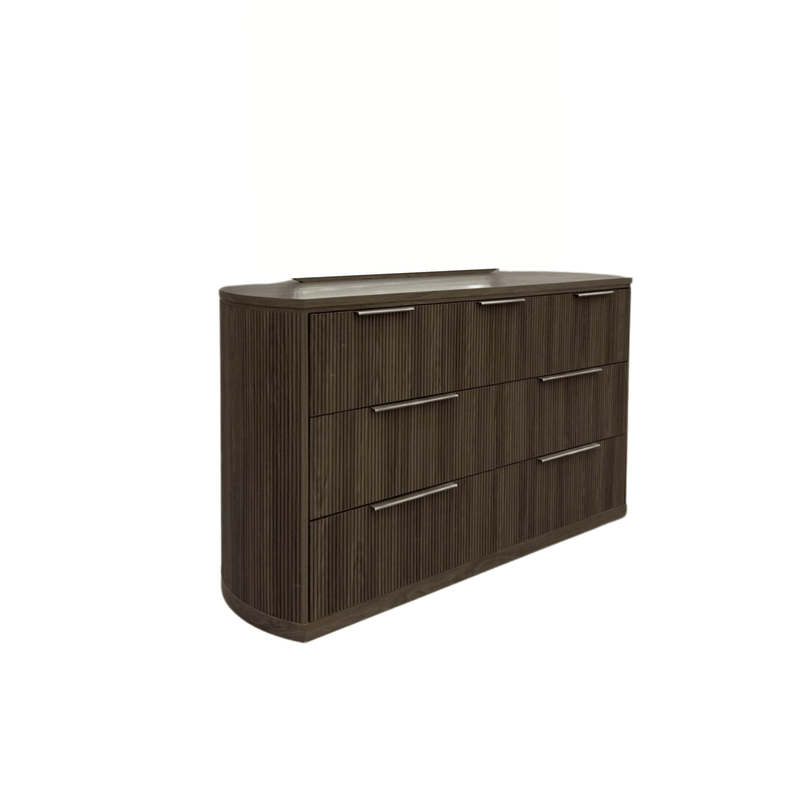 Sylvie 7 - Drawer Dresser in Dark Brown - Al Rugaib Furniture