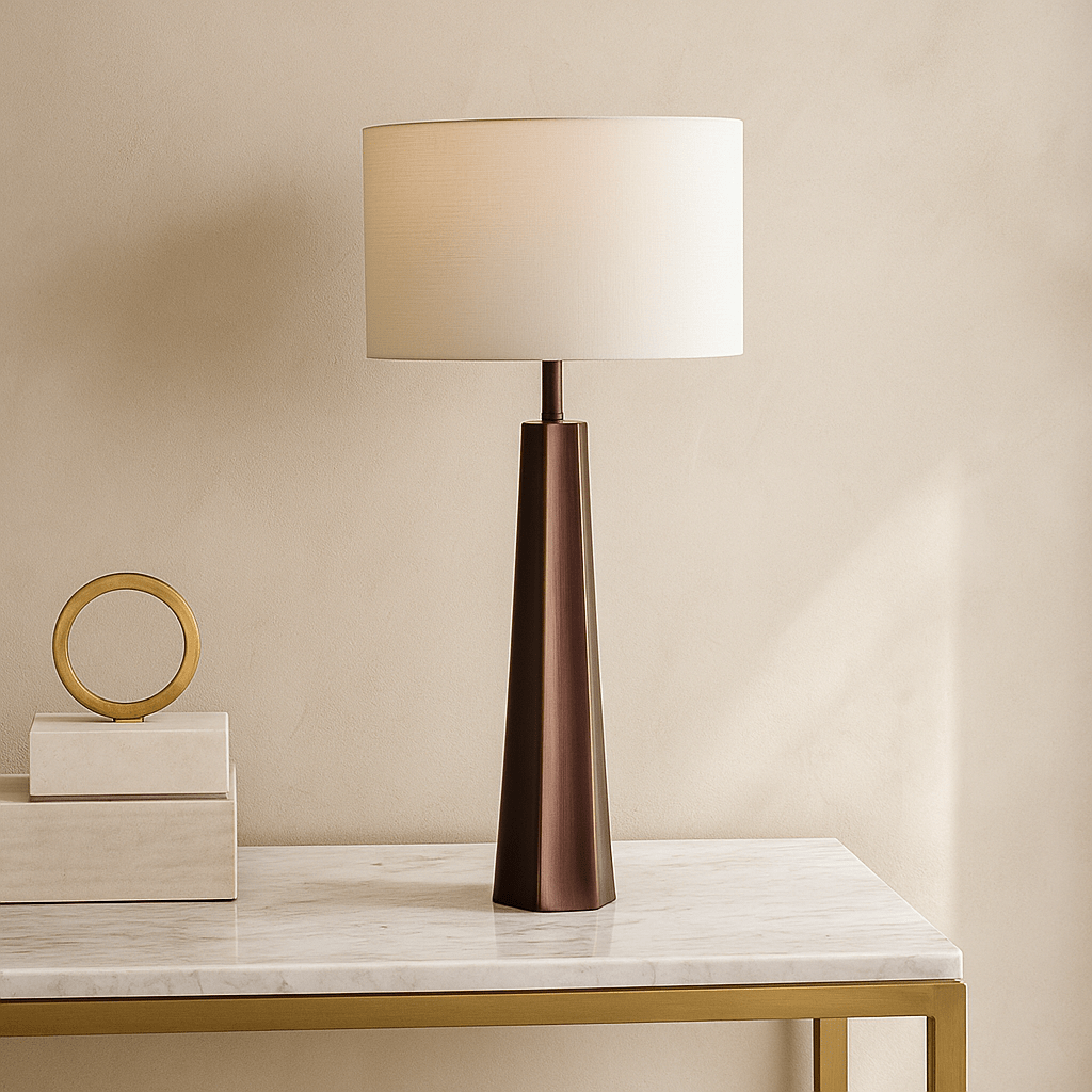 TABLE LAMP W / ROUND SHADE Table Lamps| Roots Furniture