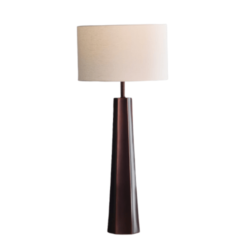TABLE LAMP W / ROUND SHADE - Al Rugaib Furniture