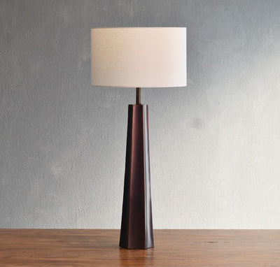 TABLE LAMP W / ROUND SHADE - Al Rugaib Furniture