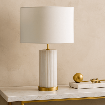 TABLE LAMP W / SHADE - Al Rugaib Furniture