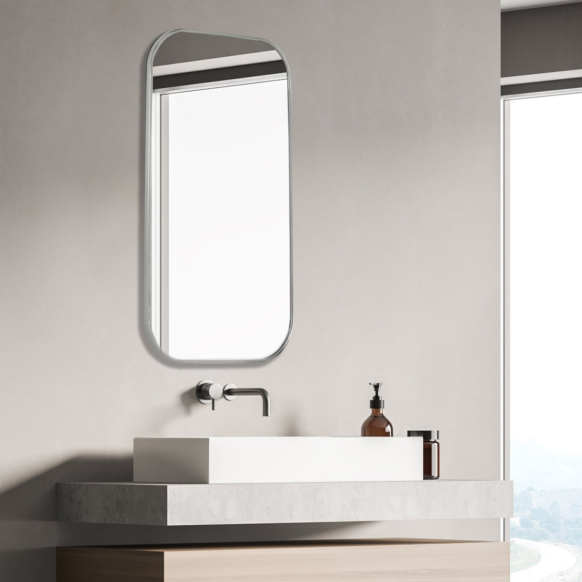 Taft Polished Nickel Mirror Mirrors| Uttermost
