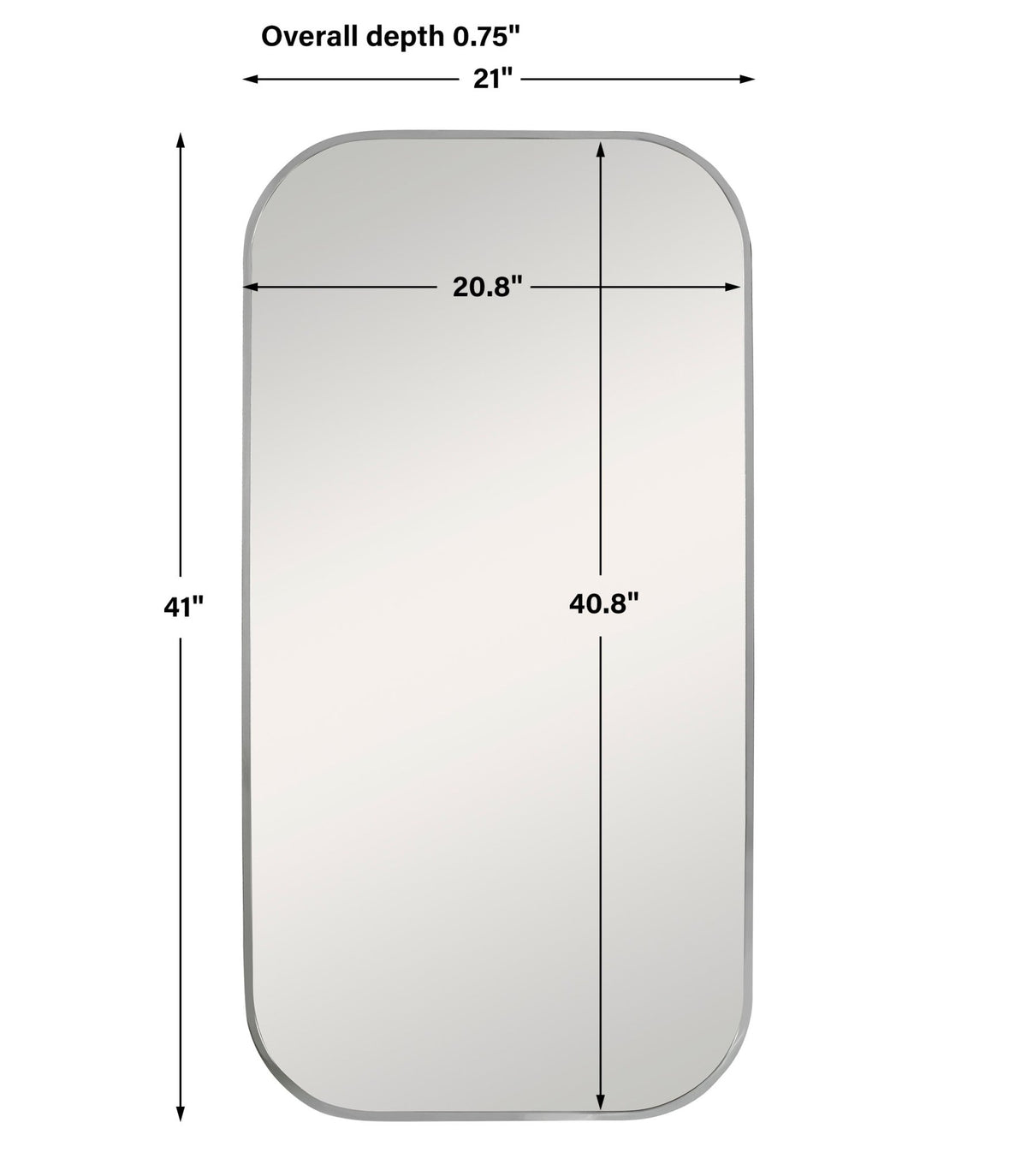 Taft Polished Nickel Mirror Mirrors| Uttermost