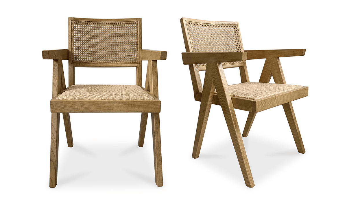 TAKASHI CHAIR NATURAL-SET OF TWO Chairs| Moe's Home
