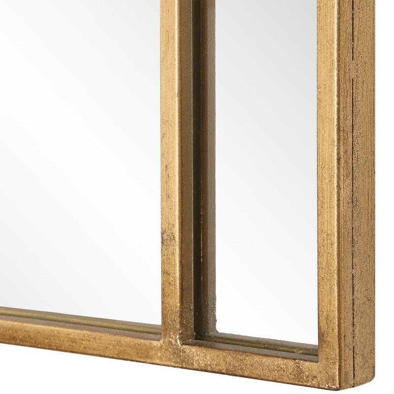 Tall Grantola Arch Mirror, Black Mirrors| Uttermost