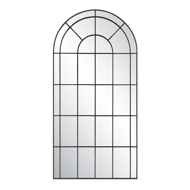 Tall Grantola Arch Mirror, Black Mirrors| Uttermost