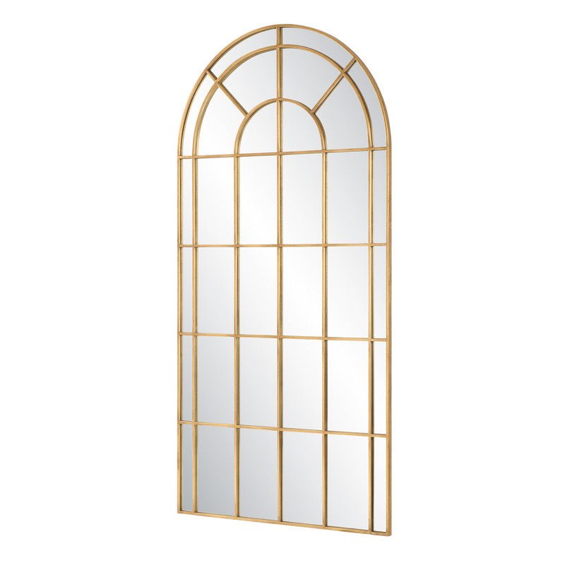 Tall Grantola Arch Mirror, Black Mirrors| Uttermost