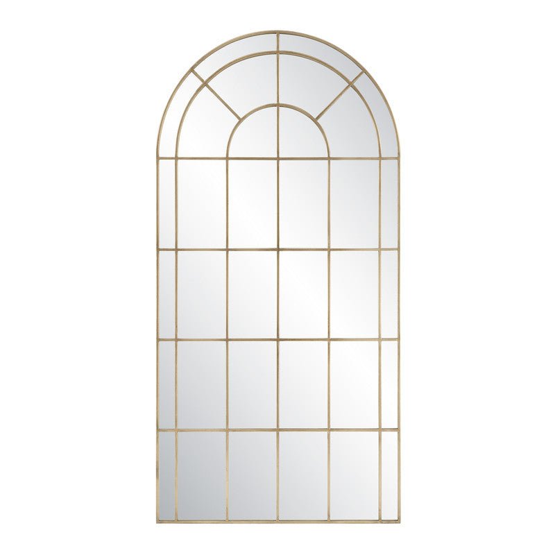 Tall Grantola Arch Mirror, Black Mirrors| Uttermost