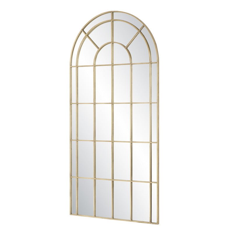 Tall Grantola Arch Mirror, Black Mirrors| Uttermost