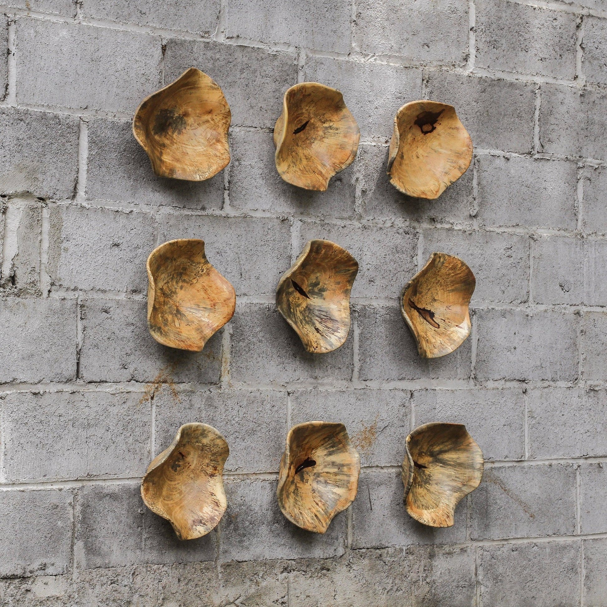 Tamarine Wood Wall Decor, S/3 Wall Decors| Uttermost
