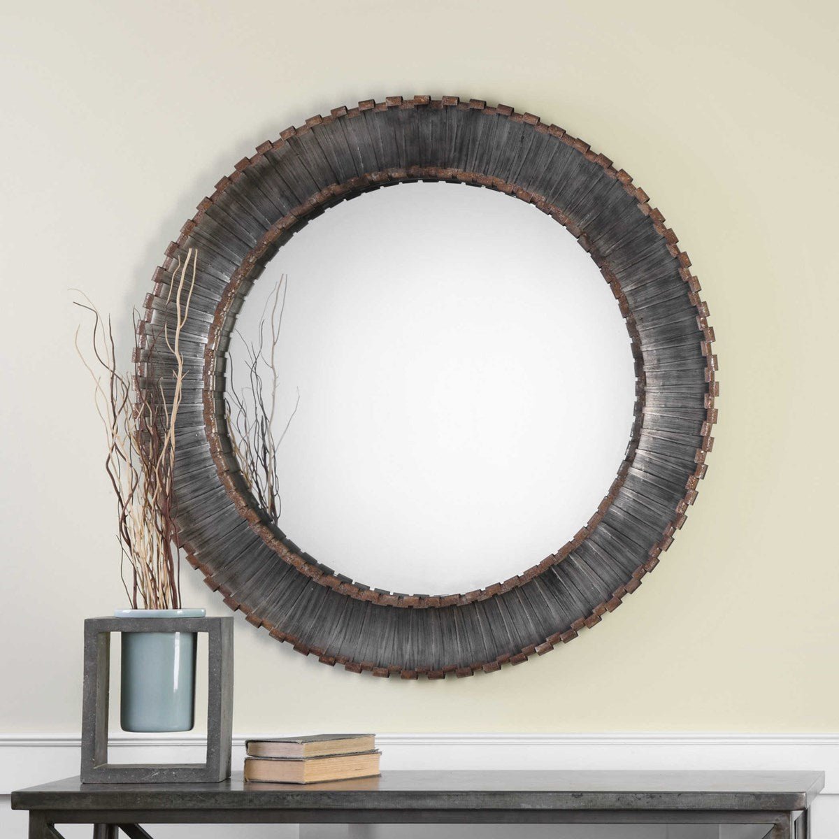 Tanaina Round Mirror Mirrors| Uttermost