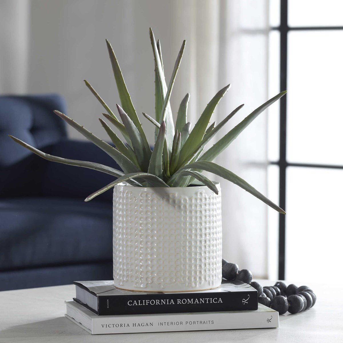 Taos Aloe Centerpiece Table Decors| Uttermost