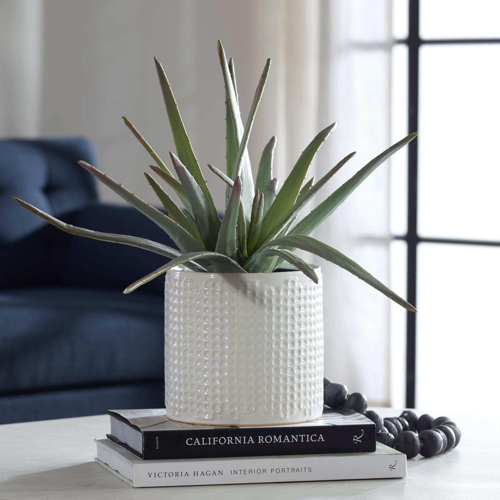 Taos Aloe Centerpiece Table Decors| Uttermost