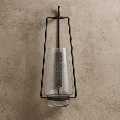 Tapered Hurricane Wall Sconce - Al Rugaib Furniture