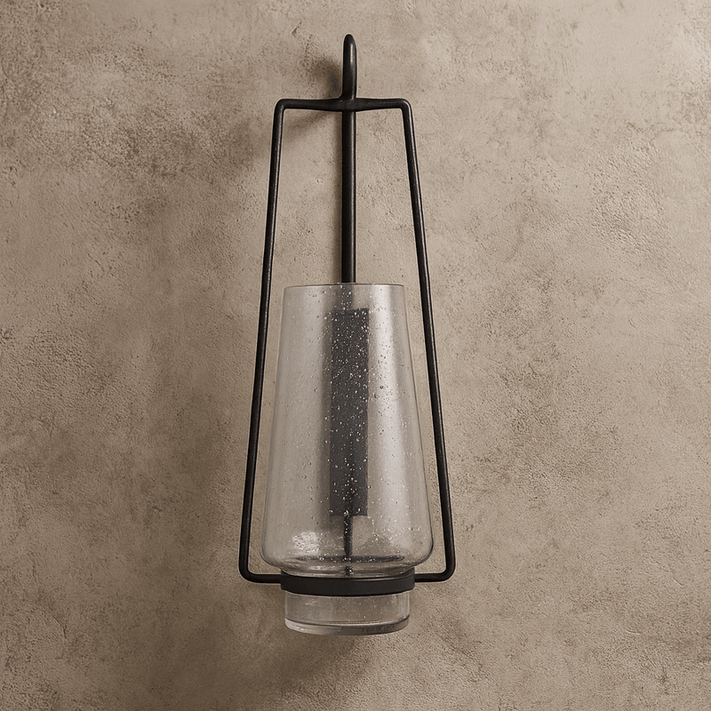 Tapered Hurricane Wall Sconce - Al Rugaib Furniture