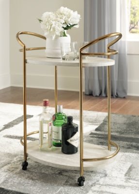 Tarica Bar Cart Serving Carts| Ashley Homestore