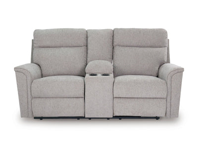 Tarmiac Reclining Loveseat with Console - Al Rugaib Furniture