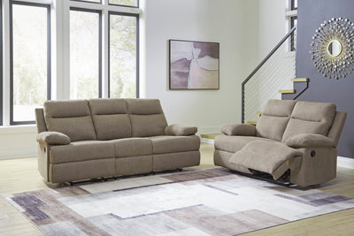 Tarrant Reclining Sofa with Drop Down Table - Al Rugaib Furniture