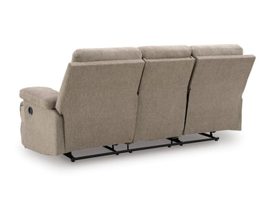 Tarrant Reclining Sofa with Drop Down Table - Al Rugaib Furniture