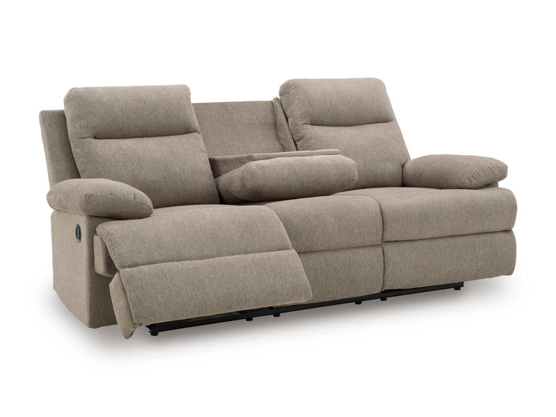 Tarrant Reclining Sofa with Drop Down Table - Al Rugaib Furniture