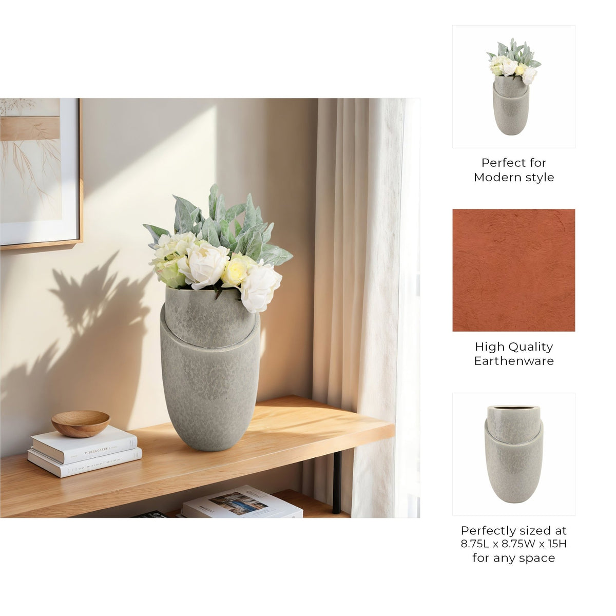 Tavira Portugal Vase Vases and Jars| Sagebrook Home